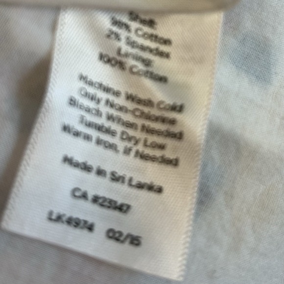 Talbots Watercolor Santorini Vacation‎ Village Resort Skirt. Size 8 Cottage NWOT - Picture 6 of 6